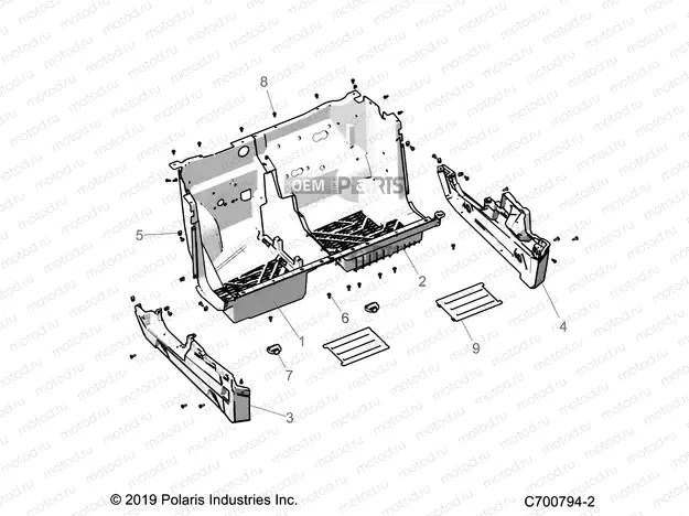 BODY | BODY, FLOOR AND ROCKER - G20GXD99AP/AG (C700794-2)