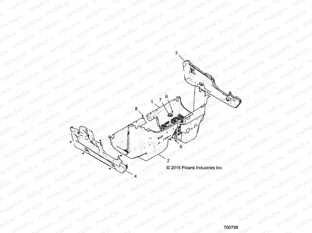 BODY | BODY, FLOOR AND ROCKER - G22G4E99NP (700798)