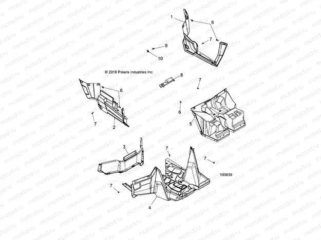 BODY | BODY, FLOOR AND ROCKER PANELS - A18DCE87BB (100839)