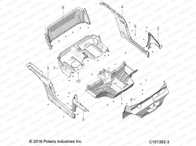 BODY | BODY, FLOOR AND ROCKER PANELS - A23HZB15A1/A4/B1/B4  (C101382-3)