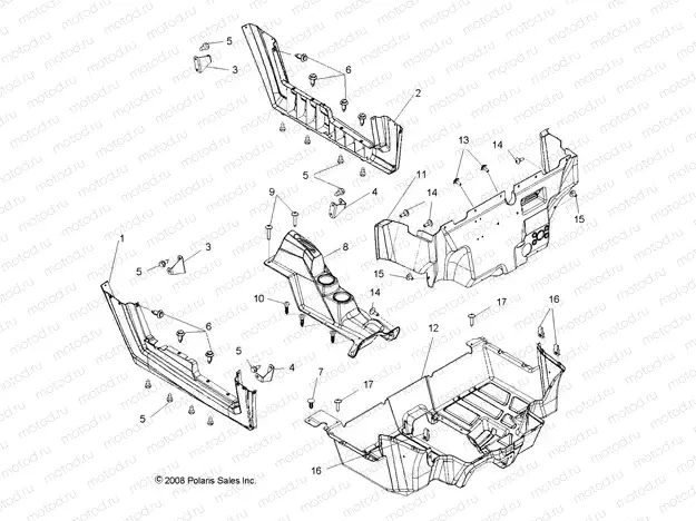 BODY | BODY, FLOOR and ROCKER PANELS - R09VH76AX (49RGRFLOOR09RZR)