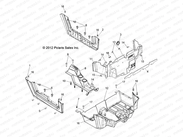 BODY | BODY, FLOOR and ROCKER PANELS - R13VH76AC/AD/AN/AS/EAI (49RGRFLOOR12RZRS)