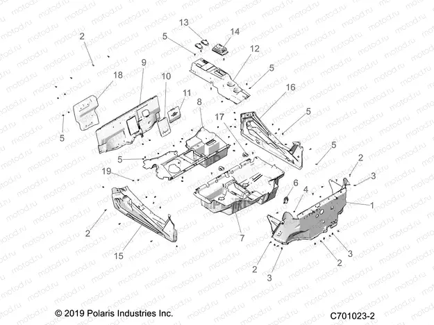 BODY | BODY, FLOOR and ROCKER PANELS - Z21A5A87B2/P87B5/K87B4/SA87B2(C701023-2)