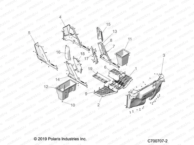 BODY | BODY, FLOOR AND ROCKER - R20T6A99A1/E99A9/AM (C700707-2)