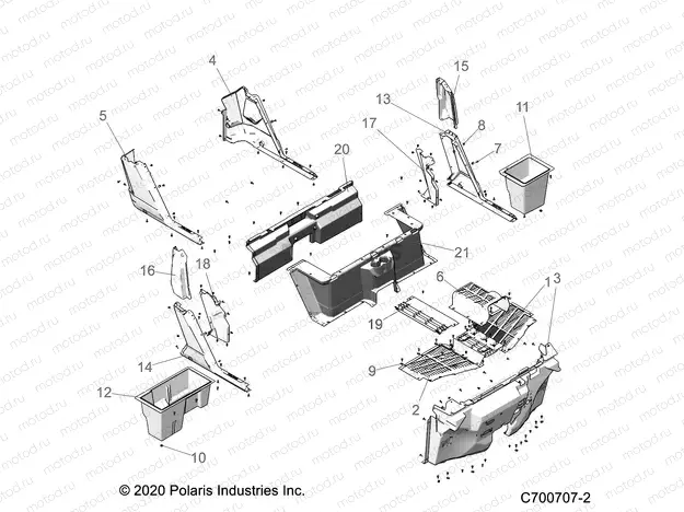 BODY | BODY, FLOOR AND ROCKER - R21T6U99AP/AG/BP/BG (C700707-2)