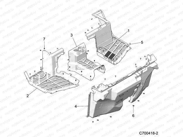 BODY | BODY, FLOOR - D21BBPD4B4 (C700418-2)