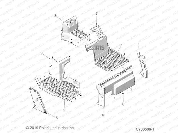 BODY | BODY, FLOOR, REAR - D22P4EP99A4/B4/F99A4 (C700506-1)