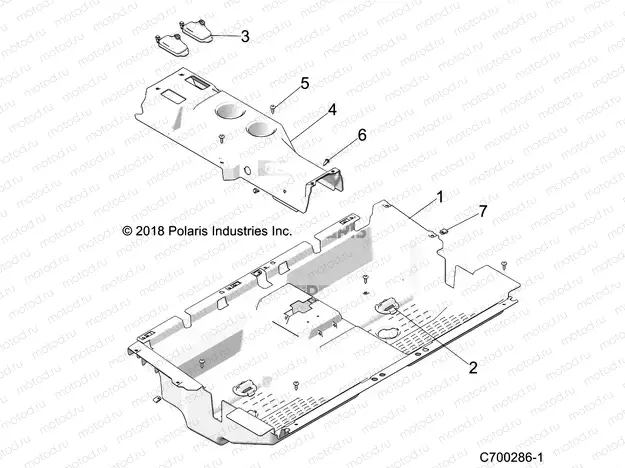 BODY | BODY, FLOOR, REAR - Z23N4V99AL/BL/AR/BR (C700286-1)