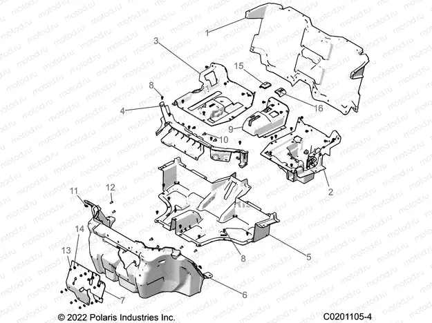 BODY | BODY, FLOOR - Z22HCB18N2 (C0201105-4)