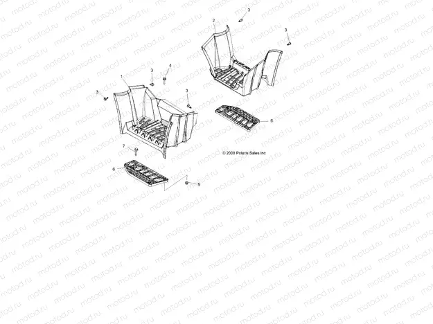 BODY | BODY, FOOTWELLS - A15SXE95AC/AK/AW/L95AM (49ATVFOOTWELL09SPXP550)