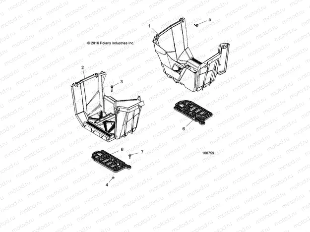 BODY | BODY, FOOTWELLS - A17SXE95NL (100759)
