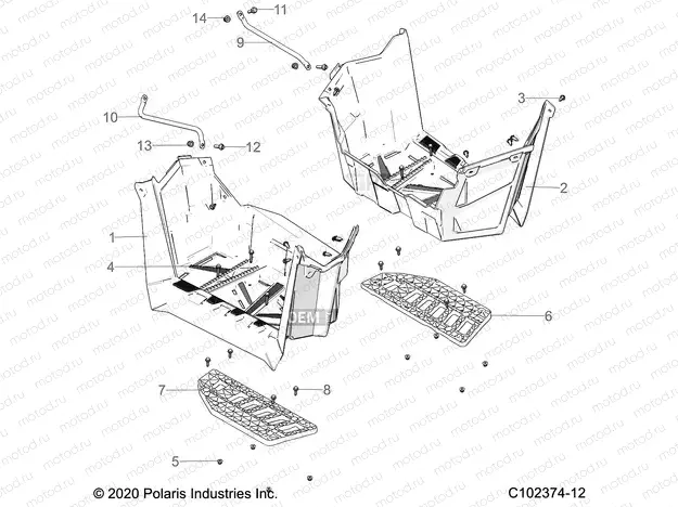 BODY | BODY, FOOTWELLS - A20SVA85A3 (C102374-12)