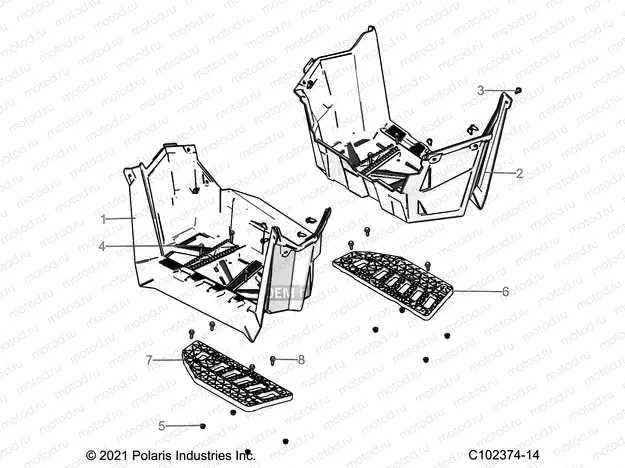 BODY | BODY, FOOTWELLS - A22SVA85A3 (C102374-14)