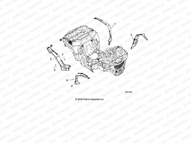 BODY | BODY, FRONT AND REAR FENDER FLARES - A18DCE87BB (101107)