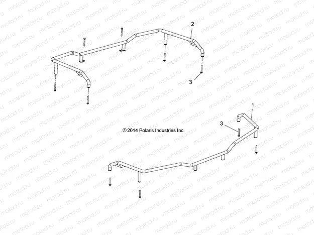 BODY | BODY, FRONT AND REAR RACK EXTENDERS - A15SHD57AC/L57AK (49ATVRACKEXTENDERS57570SP)