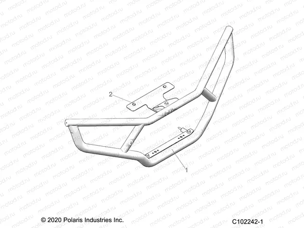 BODY | BODY, FRONT BRUSH GUARD - A20S6E57FL (C102242-1)