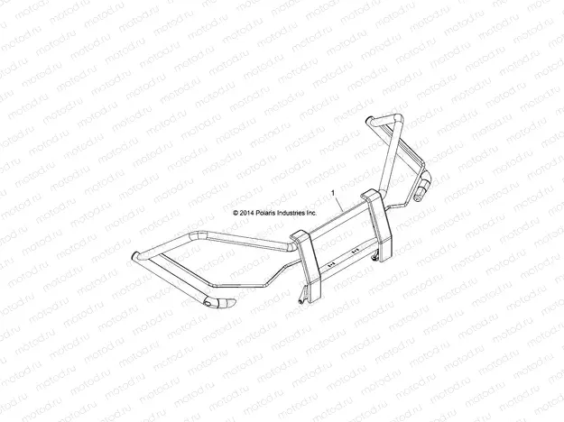 BODY | BODY, FRONT BRUSH GUARD - R15RTA/E87A5 (49RGRBRUSHGUARD15900XP)