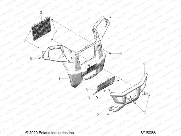 BODY | BODY, FRONT BUMPER - A20SVE95KR (C102266)