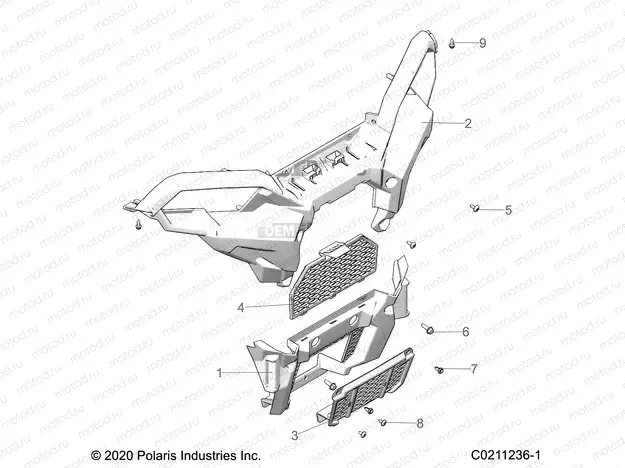 BODY | BODY, FRONT BUMPER - A23SEA57F1/T57C1/C2/F1 (C0211236-1)