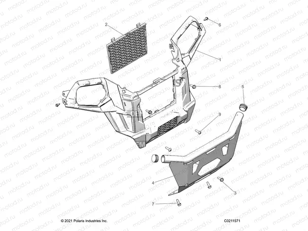 BODY | BODY, FRONT BUMPER - A23SGE95FN/S95CN/S95FN (C0211571)