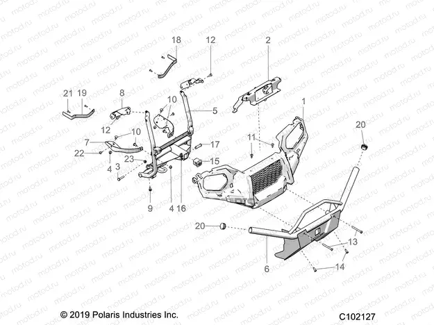 BODY | BODY, FRONT BUMPER and MOUNTING - A20SEF57D5