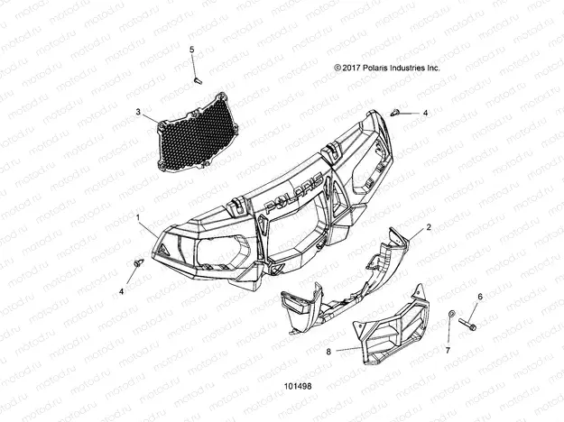 BODY | BODY, FRONT BUMPER and MOUNTING - A20SXN85A8 (101498)