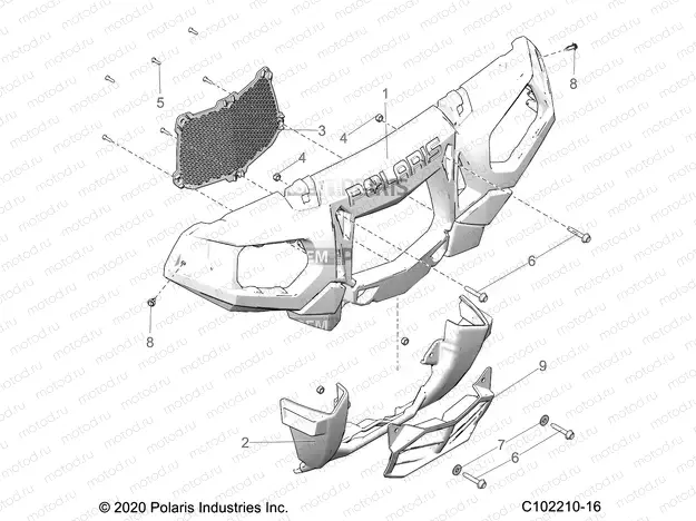 BODY | BODY, FRONT BUMPER and MOUNTING - A23SYE85AP (C102210-16)