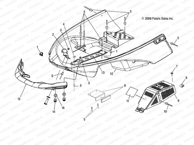 BODY | BODY, FRONT BUMPER and NOSEPAN - S20WAA1ASA/AEA (49SNOWBUMPER11120)