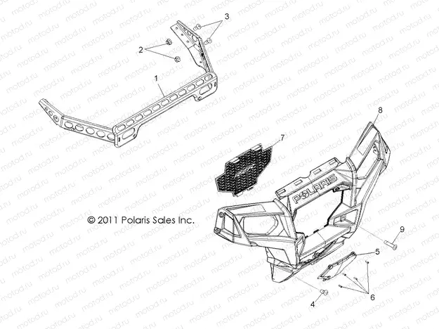 BODY | BODY, FRONT BUMPER - R13VE76FX/FI (49RGRBUMPER12RZRS)