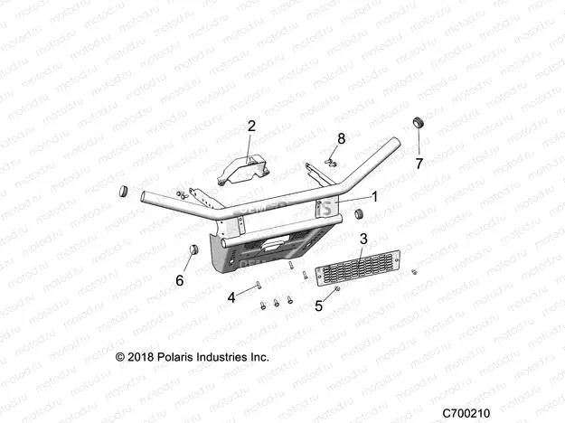 BODY | BODY, FRONT BUMPER - R20CDA57A1/B1 (C700210)