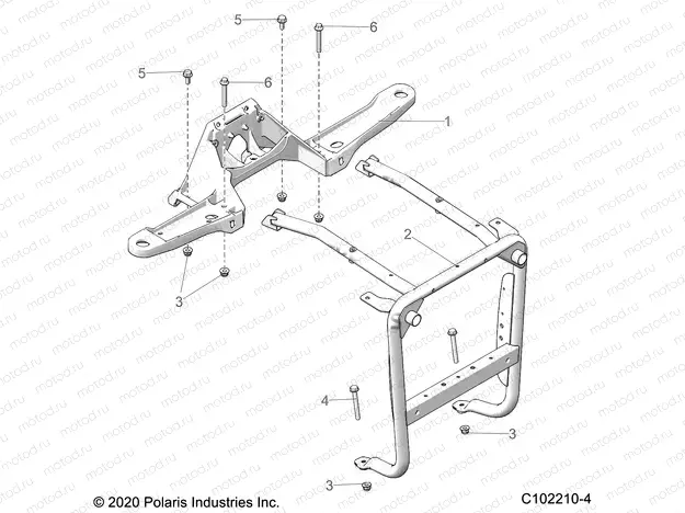 BODY | BODY, FRONT BUMPER SUPPORT - A21SXN85A4 (C102210-4)