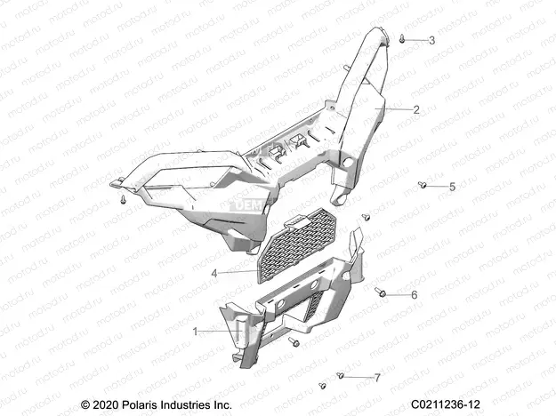 BODY | BODY, FRONT BUMPER, TRAIL - A23SEA57A1/A3/A6/A9 (C0211236-1)