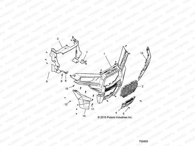BODY | BODY, FRONT BUMPER - Z16VDE92NH/NW (700435)