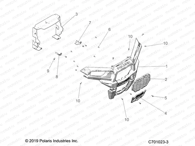 BODY | BODY, FRONT BUMPER - Z20ASA87B2/E87BH/BW/LW (C701023-3)