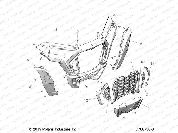 BODY | BODY, FRONT BUMPER - Z20PAE92AC/BC/F92AC/LC (C700730-3)