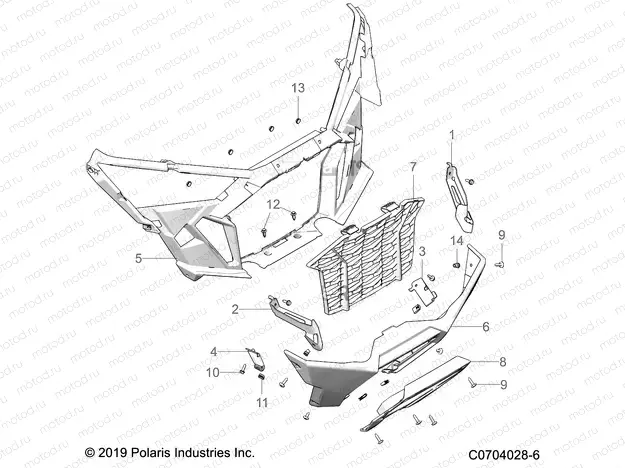 BODY | BODY, FRONT BUMPER - Z20R4B92AC/BC/AR/BR/D92AC/BC/AR/BR (C0704028-6)
