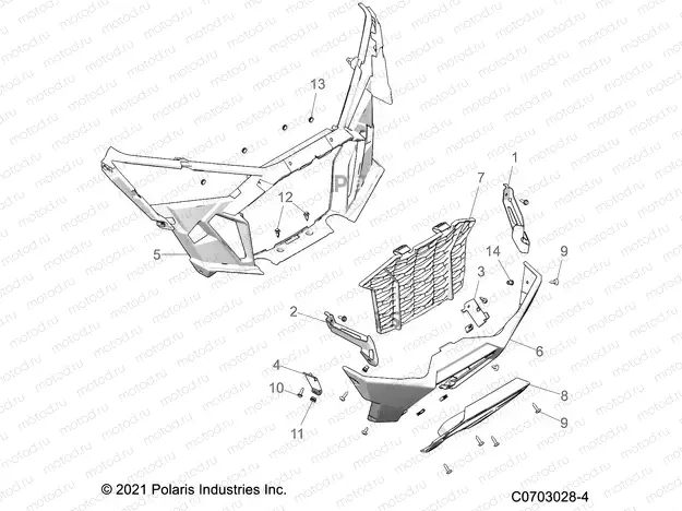 BODY | BODY, FRONT BUMPER - Z21R4D92AM/BM/AC (C0703028-4)