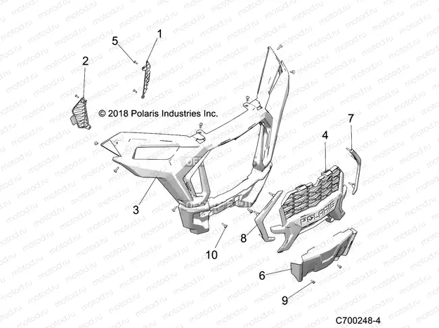 BODY | BODY, FRONT BUMPER - Z23N4E99A/99B (C700248-4)