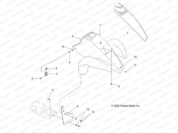 BODY | BODY, FRONT CAB - A09BA50FA (49ATVCAB08SCRAM)