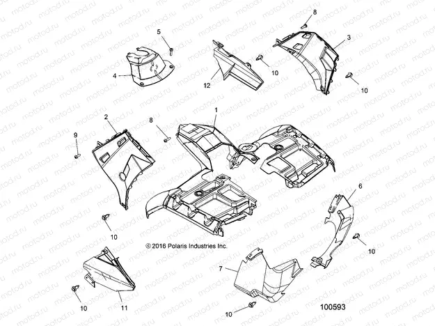 BODY | BODY, FRONT CAB - A20SXN85A8 (100593)