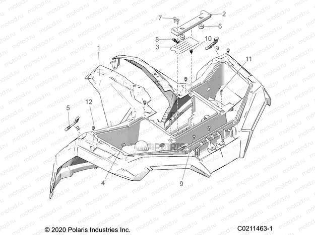 BODY | BODY, FRONT CAB - A21SEG50A1/A5/CA1/CA5 (C0211463-1)