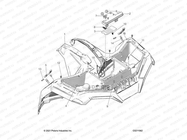BODY | BODY, FRONT CAB - A23SEA57F1/T57C1/C2/F1 (C0211562)
