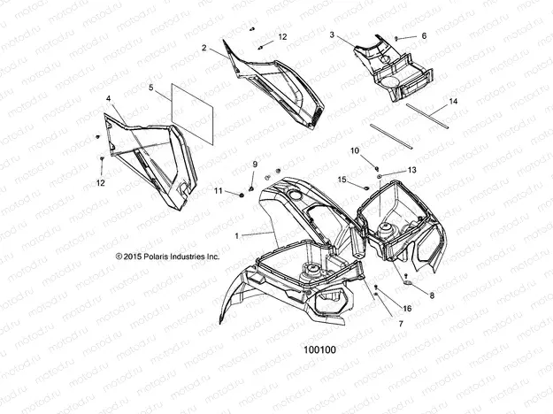 BODY | BODY, FRONT CAB and SIDE PANELS - A16SEB57C1/C2/SEC57C1/C2/CL/SBB57C1 (100100)