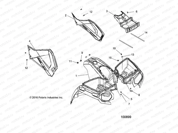 BODY | BODY, FRONT CAB and SIDE PANELS - A20SEE57A1/A4/A7/A9/B1/B4/B7/B9 (100899)