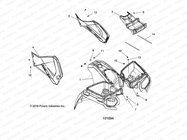 BODY | BODY, FRONT CAB and SIDE PANELS - A20SEG50A1/A5/CA1/CA5 (101094)
