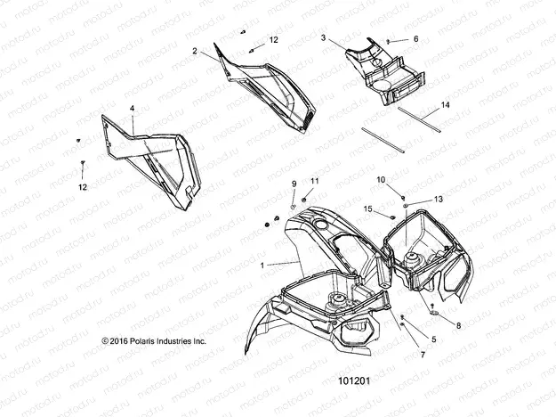 BODY | BODY, FRONT CAB and SIDE PANELS - A20SWE57A1/3A1 (101201)