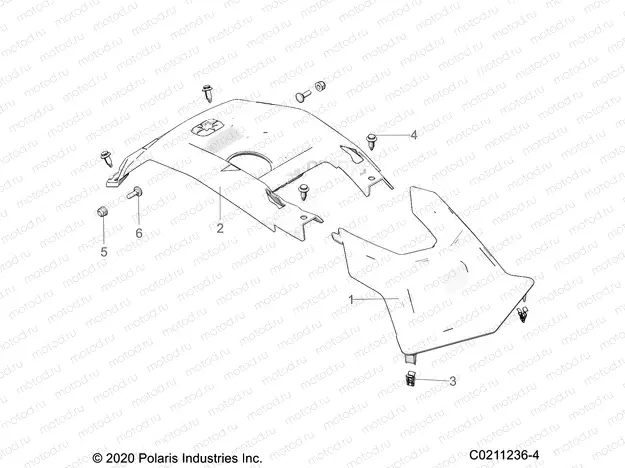 BODY | BODY, FRONT COVER - A23SEA57F1/T57C1/C2/F1 (C0211236-4)