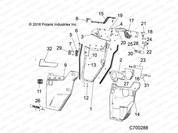BODY | BODY, FRONT DOORS - R20RRM99AL (C700288)