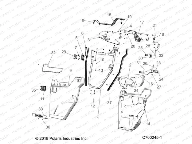 BODY | BODY, FRONT DOORS - R20RSM99AL (C700245-1)