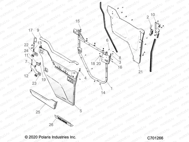 BODY | BODY, FRONT DOORS - R21RRM99AG (C701266)